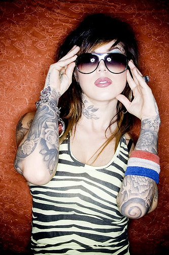 New Tattoo Style - Style Icon: Kat Von D tattoo art collection