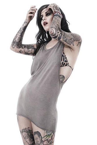 New Tattoo Style - Style Icon: Kat Von D tattoo art collection